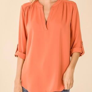 NWT shirt with roll up sleeves